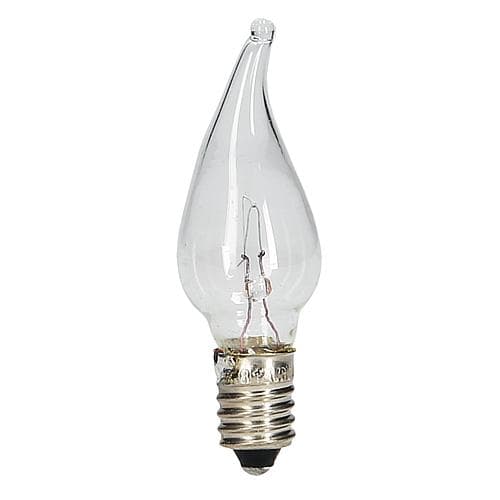 Ampoule de rechange pointe torsadée claire 12V 3W E10