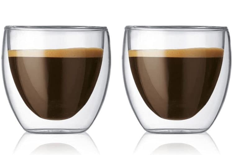 Set 2 verres bodum pavina 8cl double paroi