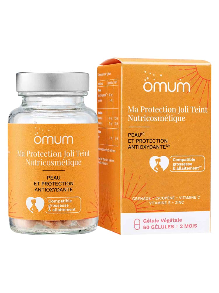 Omum ma Protection Joli Teint Nutricosmétique : Complément Alimentaire Pour Protéger la Peau Des Méfaits du Soleil