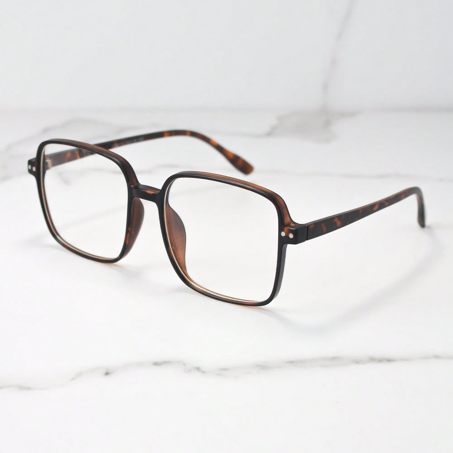 1 pièce Lunettes photochromiques confortables et légères contre la lumière bleue, design de cadre large pour avoir un petit visage et être à la